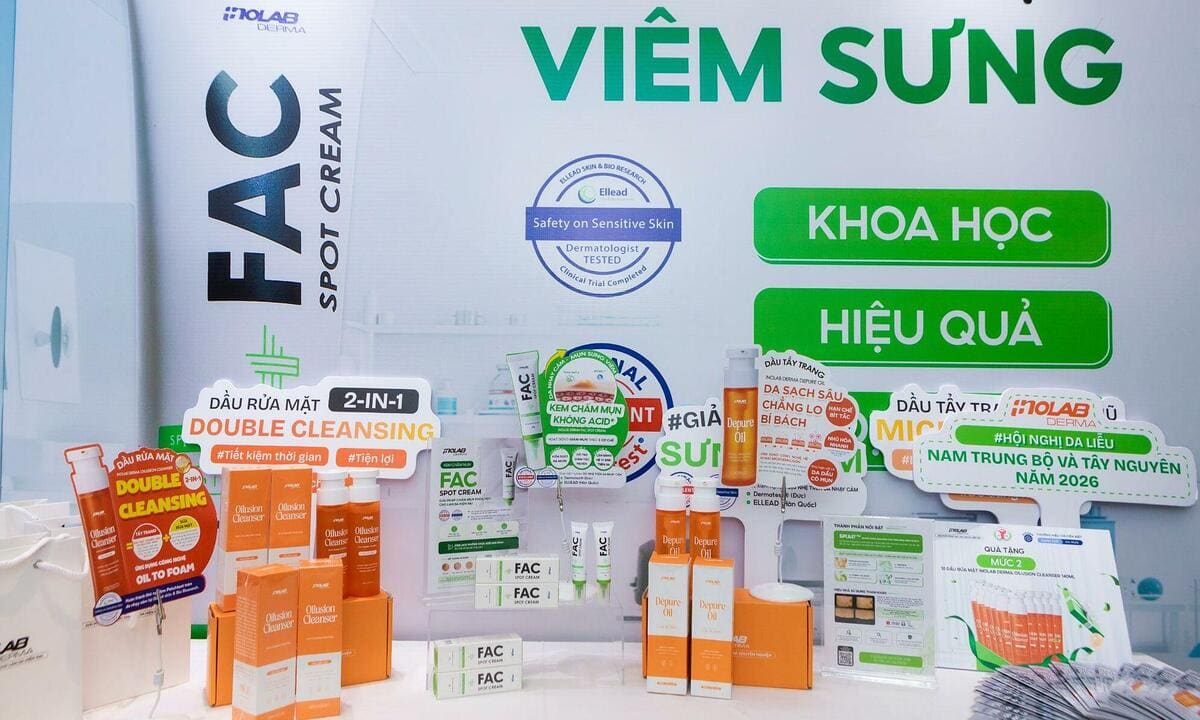 Dấu ấn Inolab Derma tại hội nghị da liễu Nam Trung Bộ, Tây Nguyên