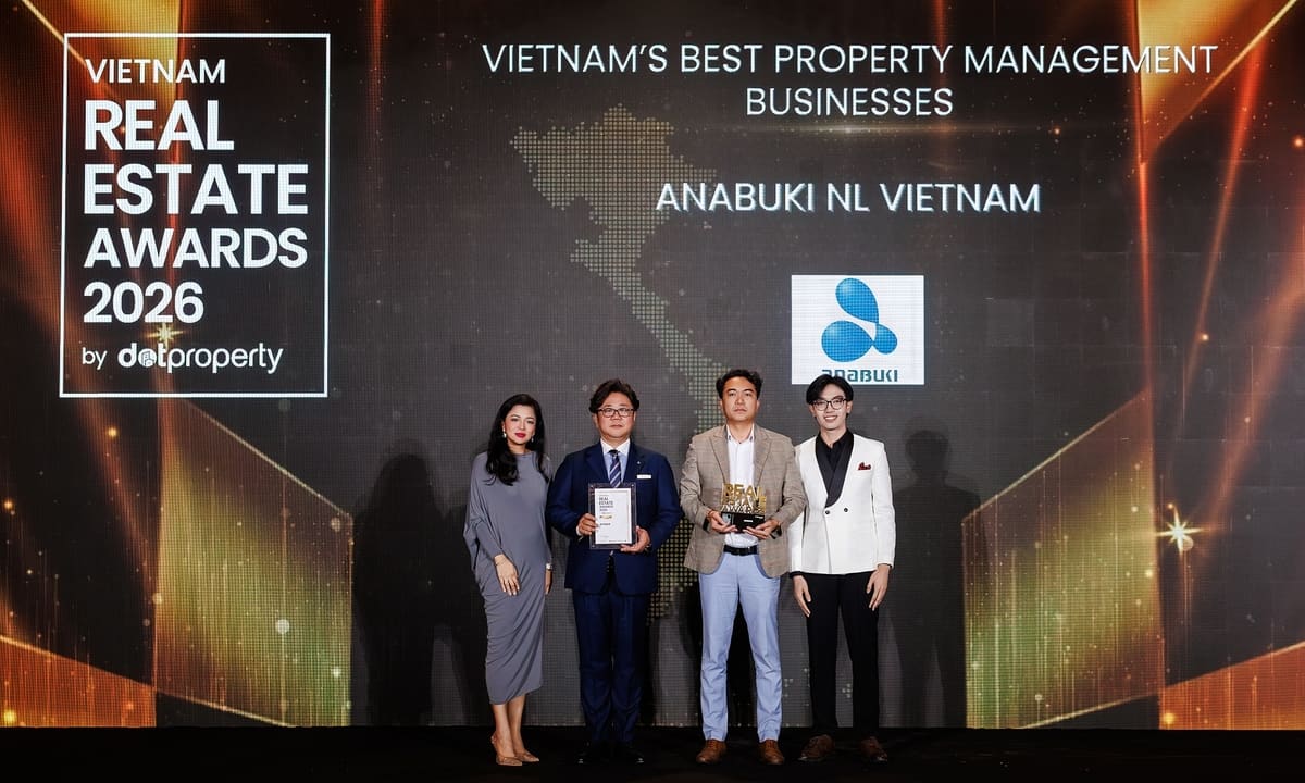 Anabuki NL Việt Nam đạt giải dịch vụ bất động sản tốt nhất