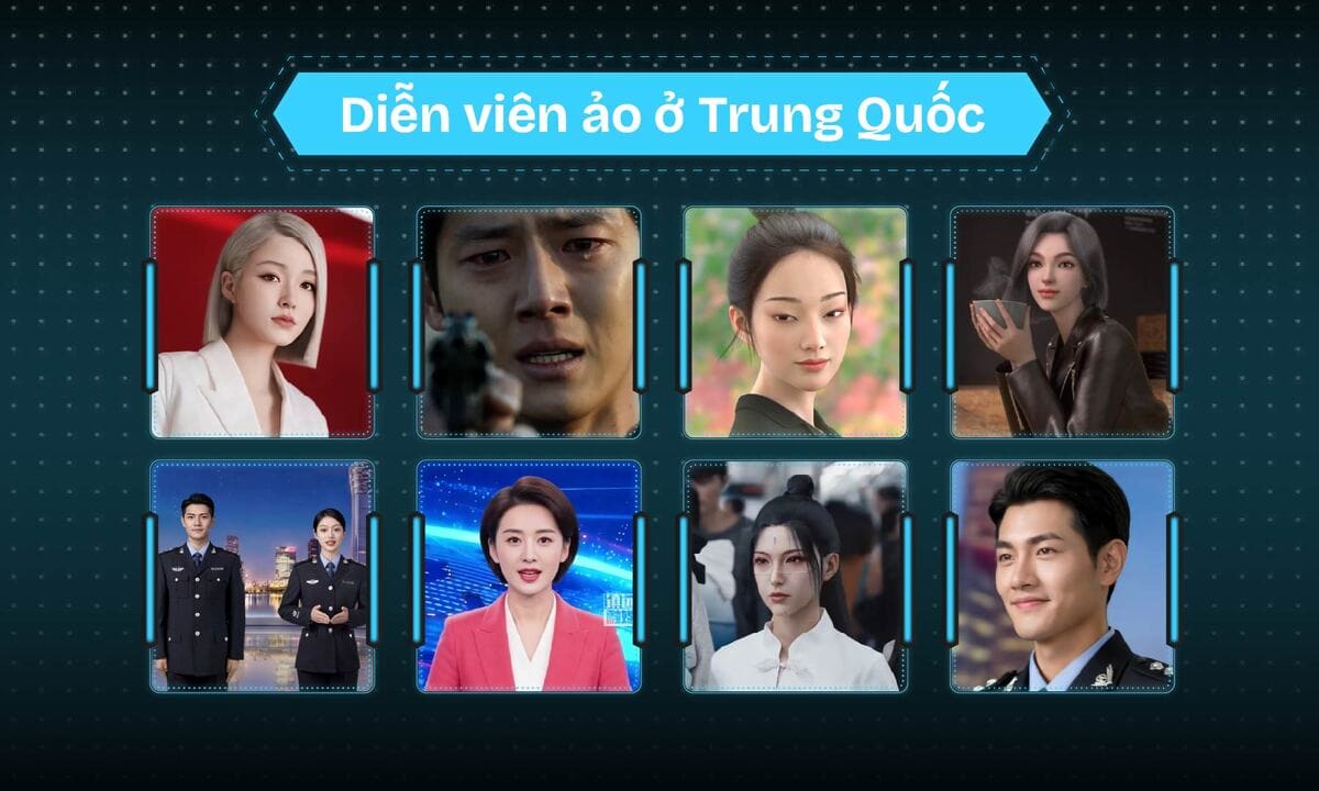 Trung Quốc dùng người ảo đóng phim, livestream thế nào?