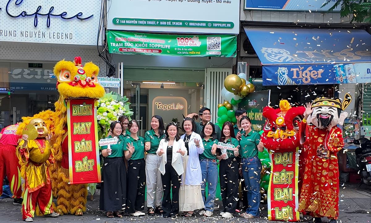 ToppiLife khai trương trạm sức khỏe đầu tiên tại TP HCM