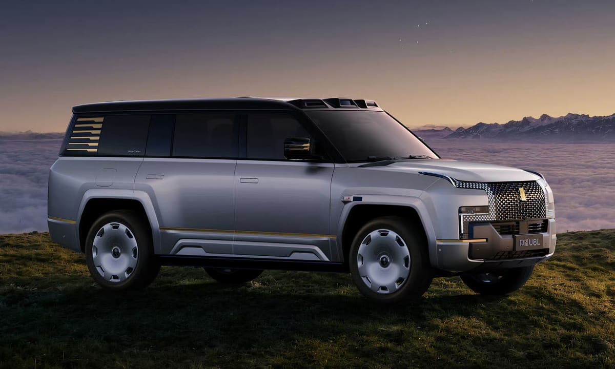 BYD Yangwang U8L - SUV EREV cạnh tranh Mercedes-Maybach