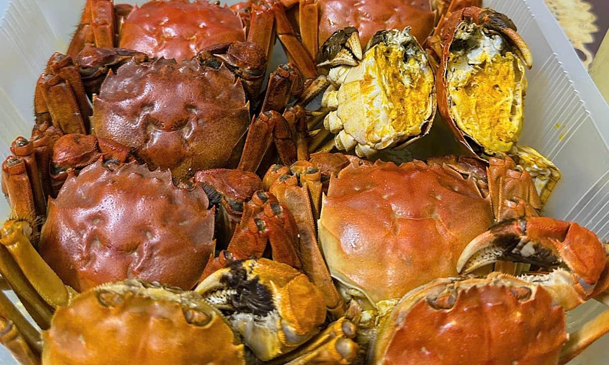 700.000 đồng một kg cua da đầu mùa