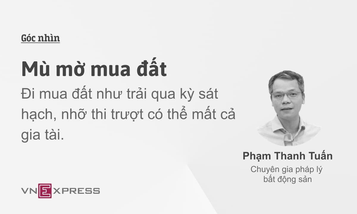 Mù mờ mua đất