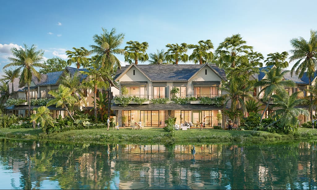 Quy hoạch 11 nhánh biệt thự đảo tại Eco Central Park