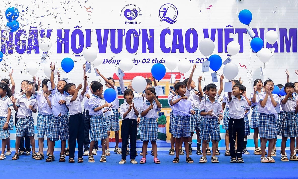 Vinamilk mang ngày hội ước mơ đến vùng cao Lâm Đồng