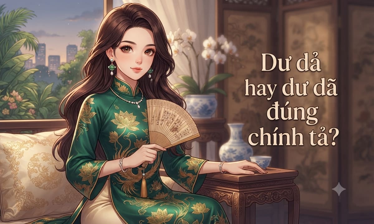 Dư dả hay dư dã đúng chính tả?