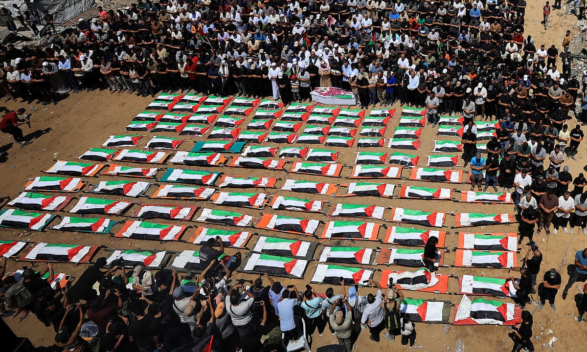 Đòn không kích gần như xóa sổ một gia tộc ở Gaza