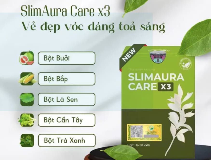 Sản phẩm giảm cân Slimaura Care x3 bị 'tuýt còi'