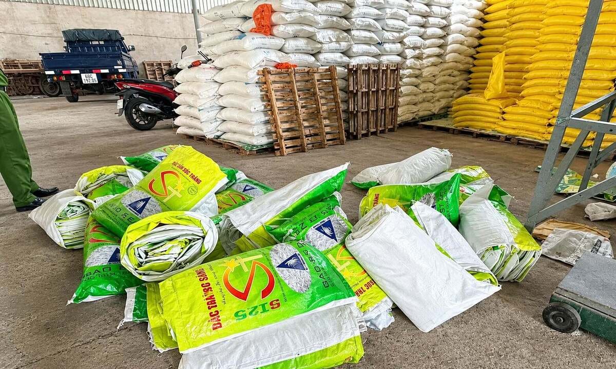 22 tấn gạo đặc sản ST25 bị làm giả