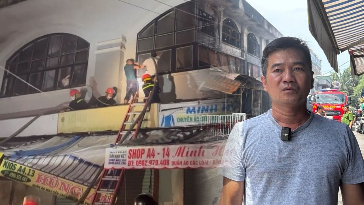 Người dân cứu hỏa chợ Biên Hòa: ‘Xong rồi mới biết đau, biết sợ’
