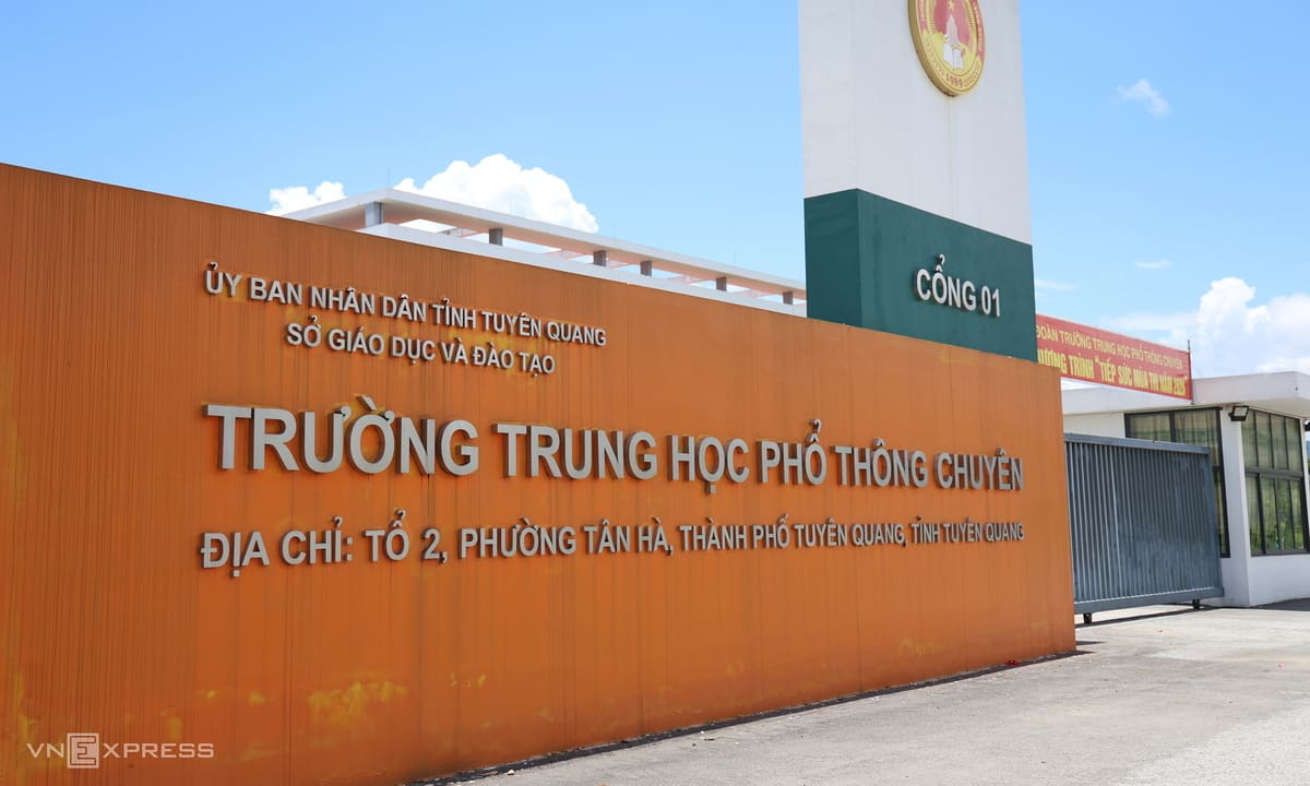 Học sinh chuyên Tuyên Quang được xét tuyển đại học thế nào?