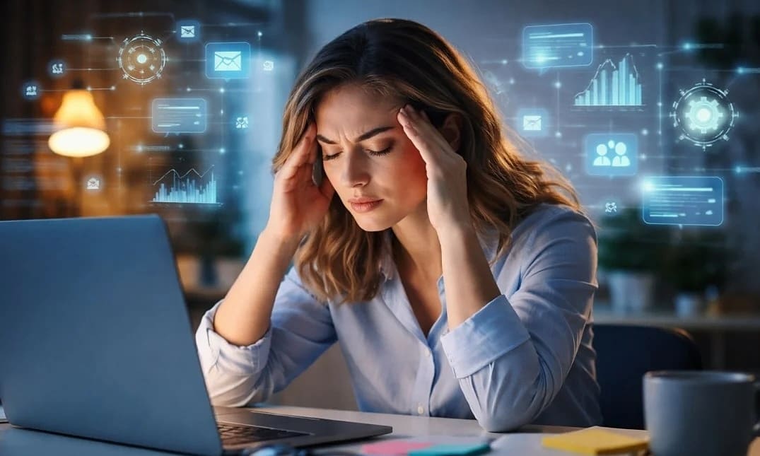 Kiệt sức vì 'hầu hạ' AI