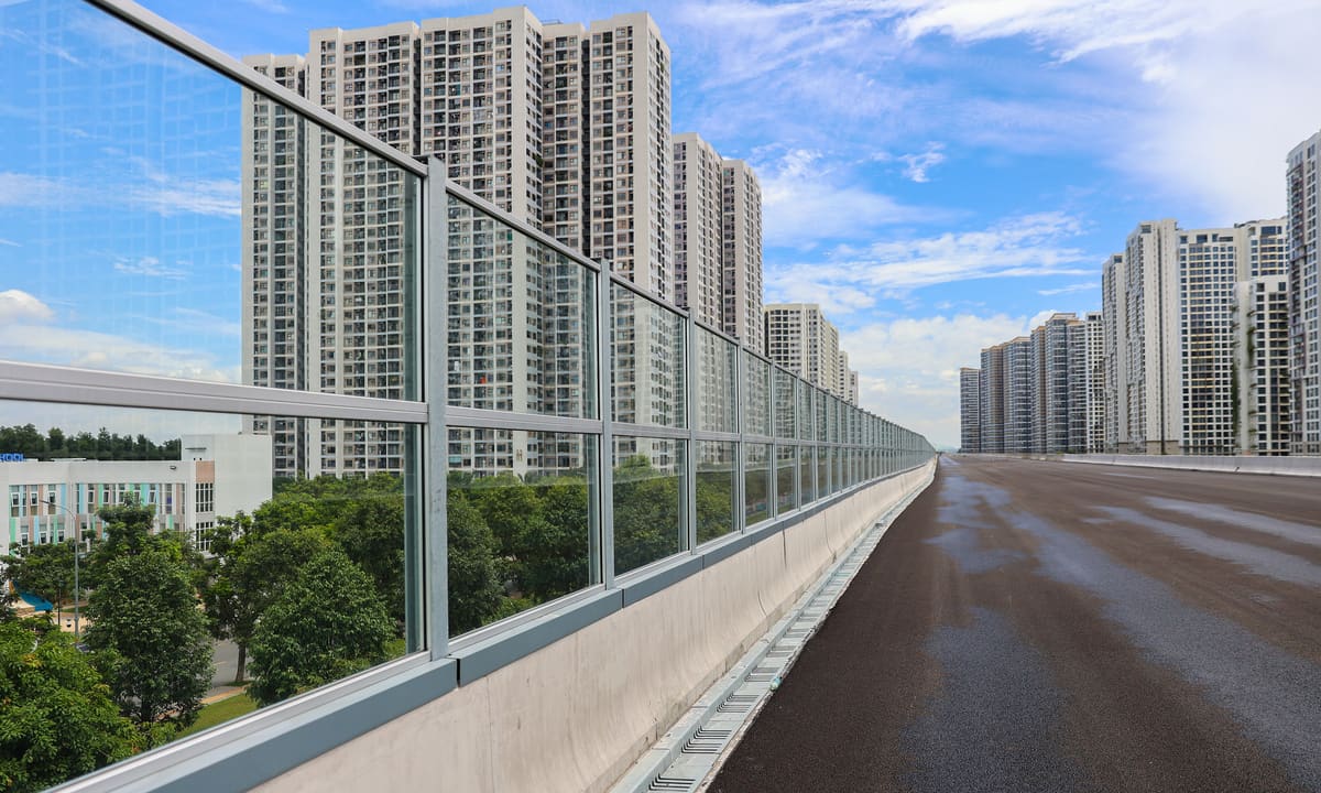 7 km tường chống ồn trên Vành đai 3 xuyên khu đô thị TP HCM