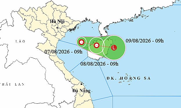 Áp thấp nhiệt đới hình thành trong vịnh Bắc Bộ