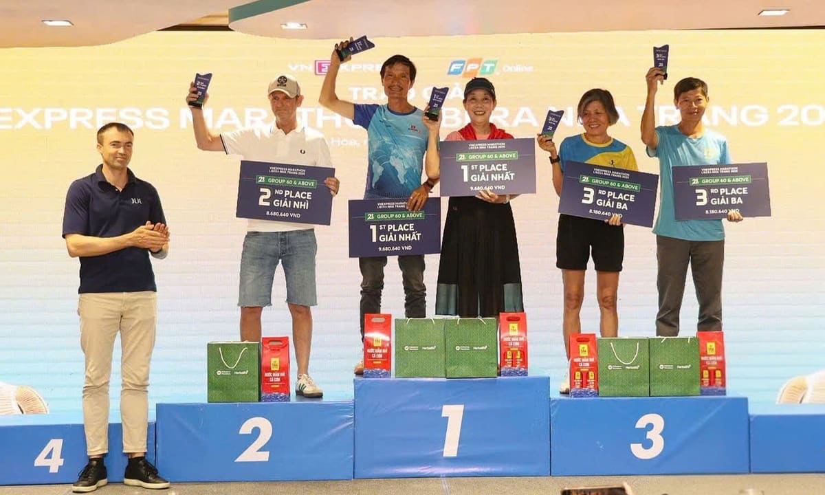 VnExpress Marathon Nha Trang 2026 công bố cơ cấu giải thưởng