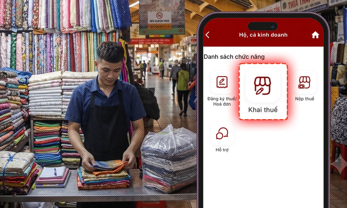 Hộ kinh doanh thông báo doanh thu, kê khai thuế thế nào?