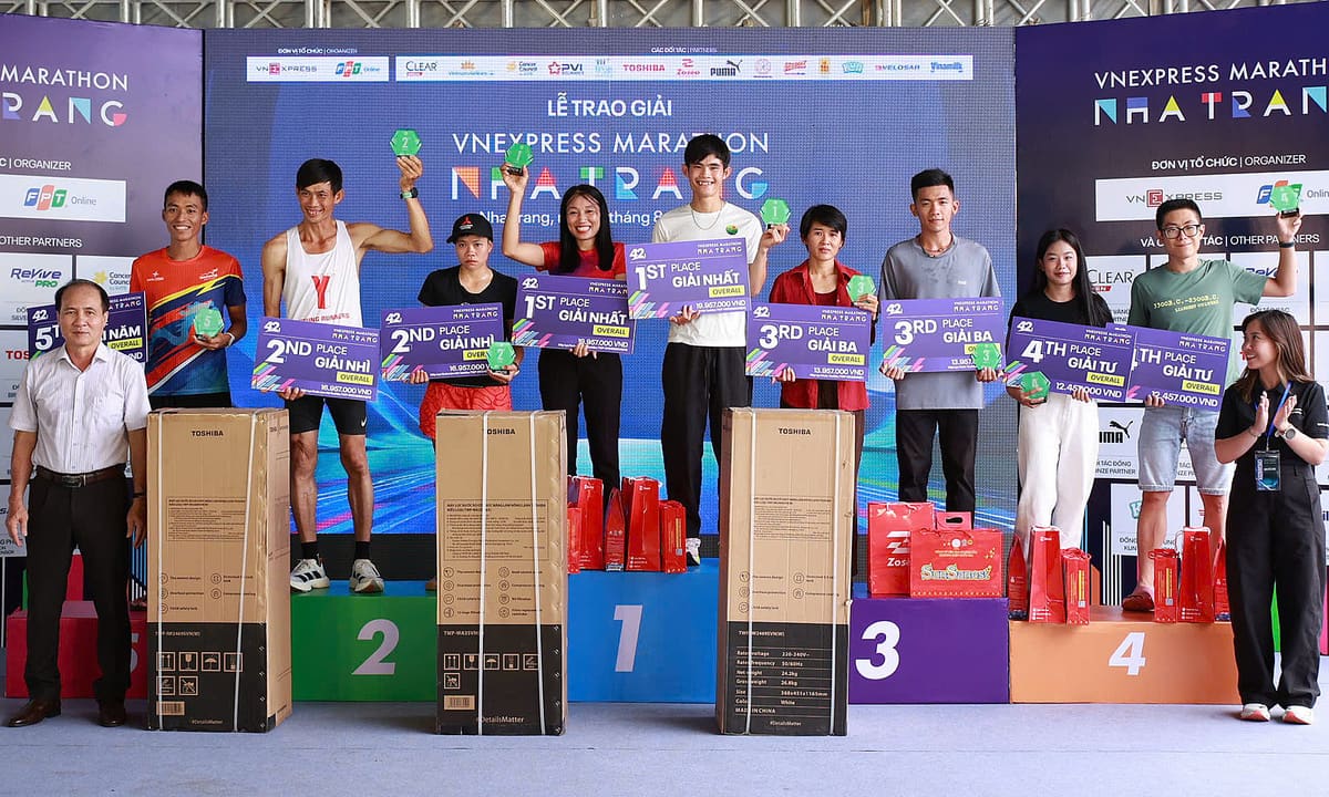 Результаты дистанций VnExpress Marathon Nha Trang 2026