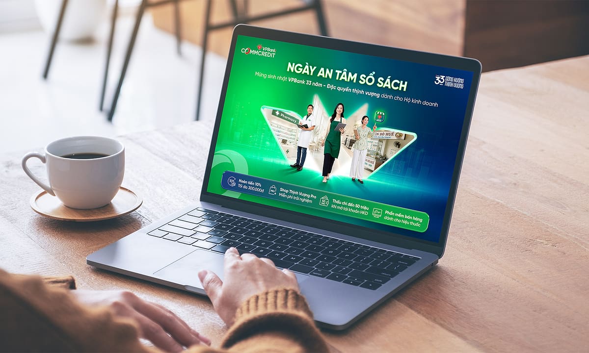 VPBank thêm đặc quyền cho hộ kinh doanh dịp sinh nhật 33 năm