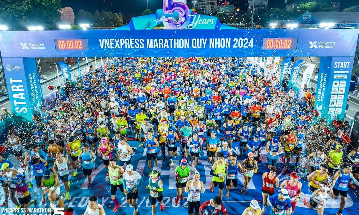 VnExpress Marathon Quy Nhon 2026 возвращается на новую дорогу